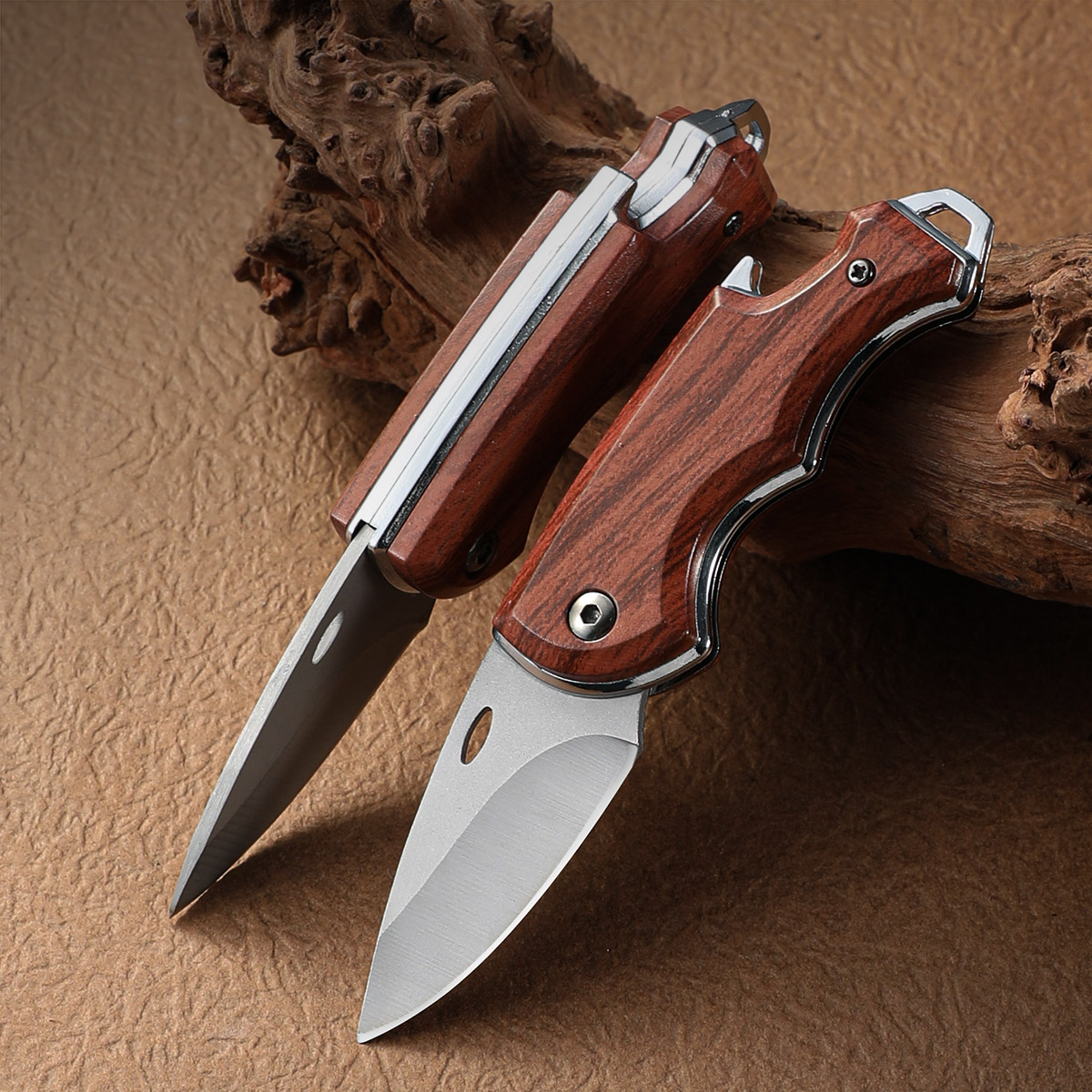 Bone Folder Tool - Faca de desossa dobrável forjada artesanal,