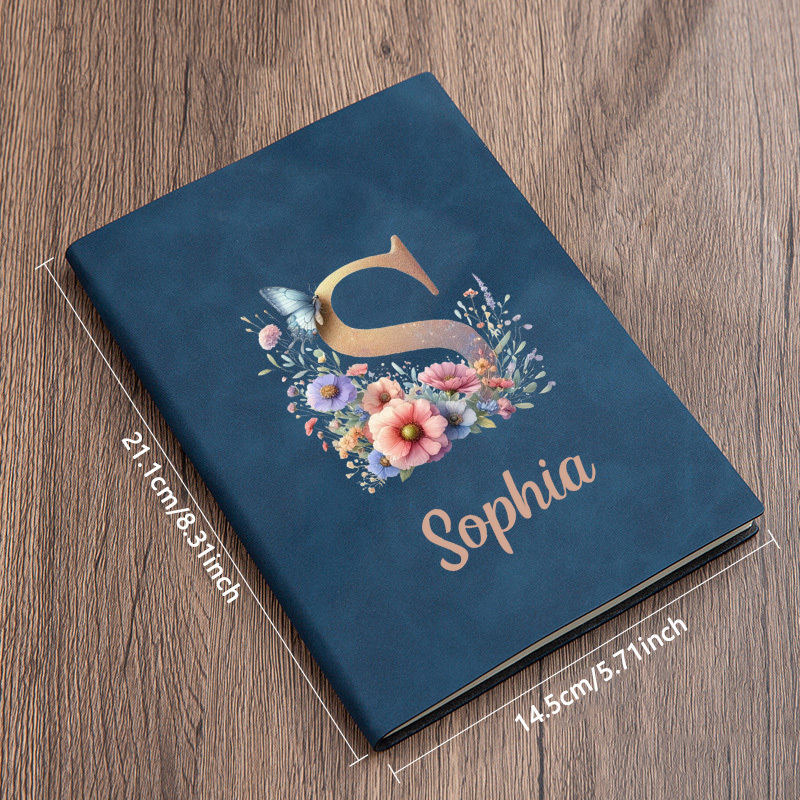 Leather Work Diary Covers - Caderno A5 de couro sintético personalizado