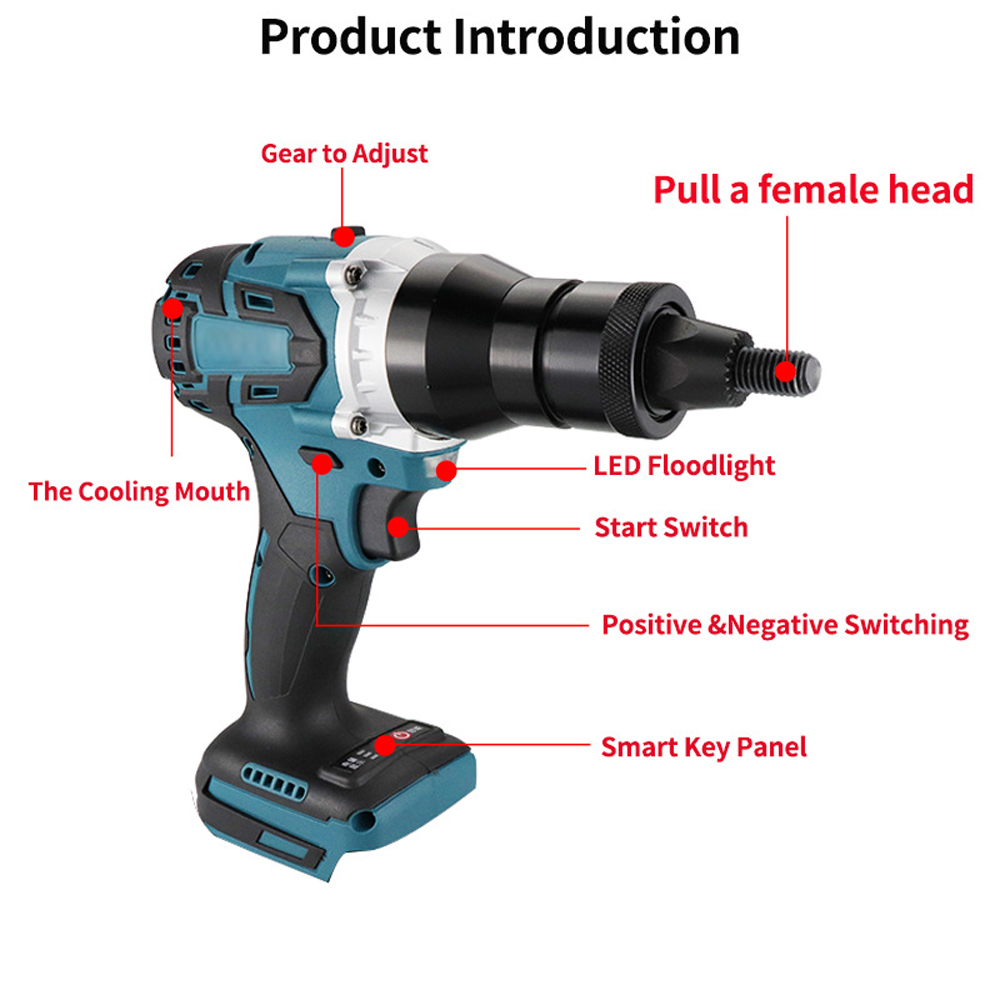 Pistola de rebitagem elétrica, - Rivet Setter Tool avaliação e preço