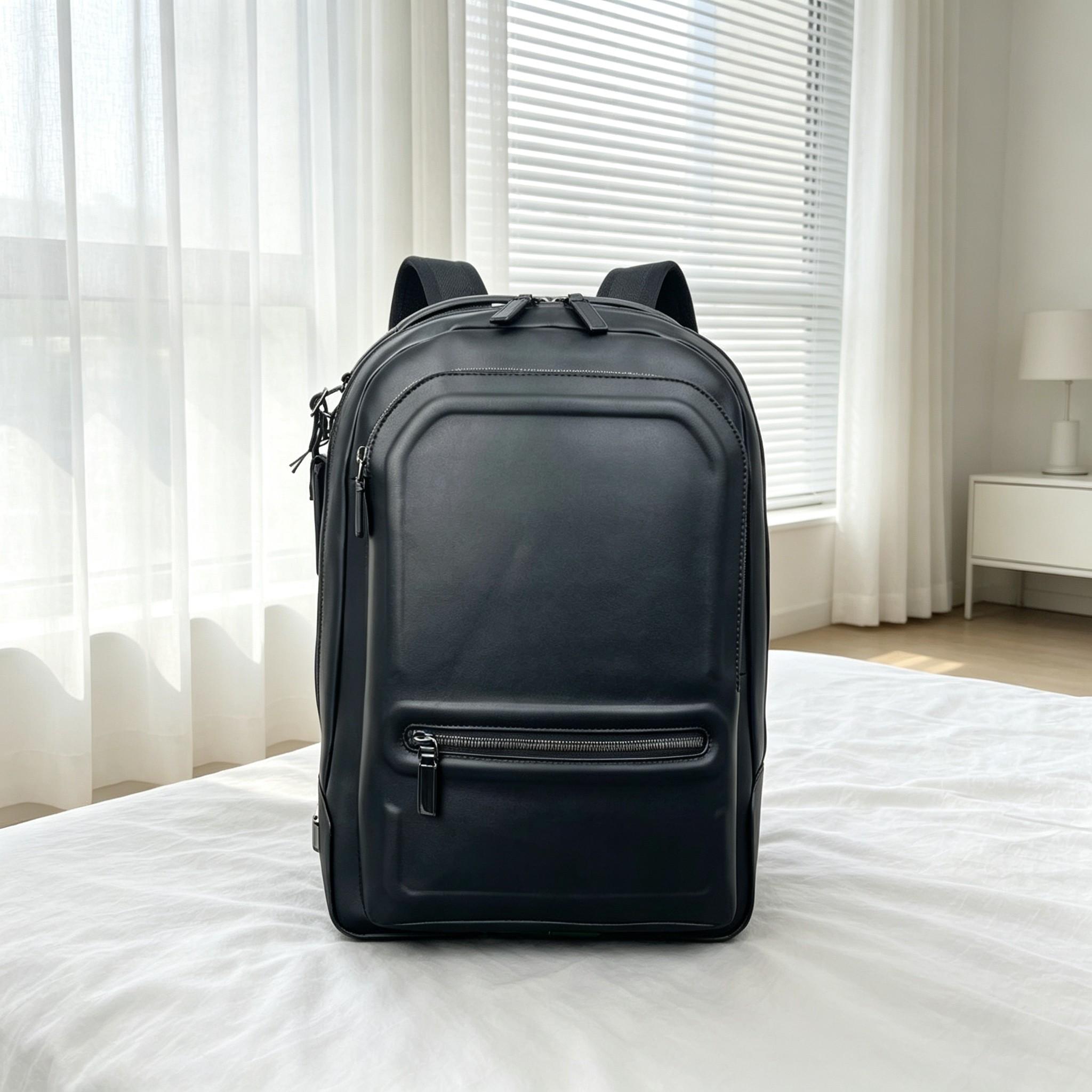 Mochila de Negócios para Homen - Leather Work Rucksack Mens avaliação e preço