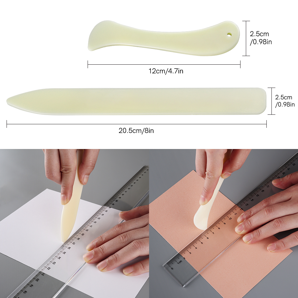 2 Peças Dobrador de Papel e Vi - Bone Folder Tool avaliação e preço