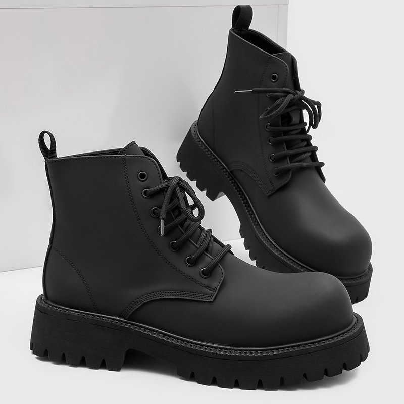 Botas de combate masculinas pr - Leatherwork Designs avaliação e preço