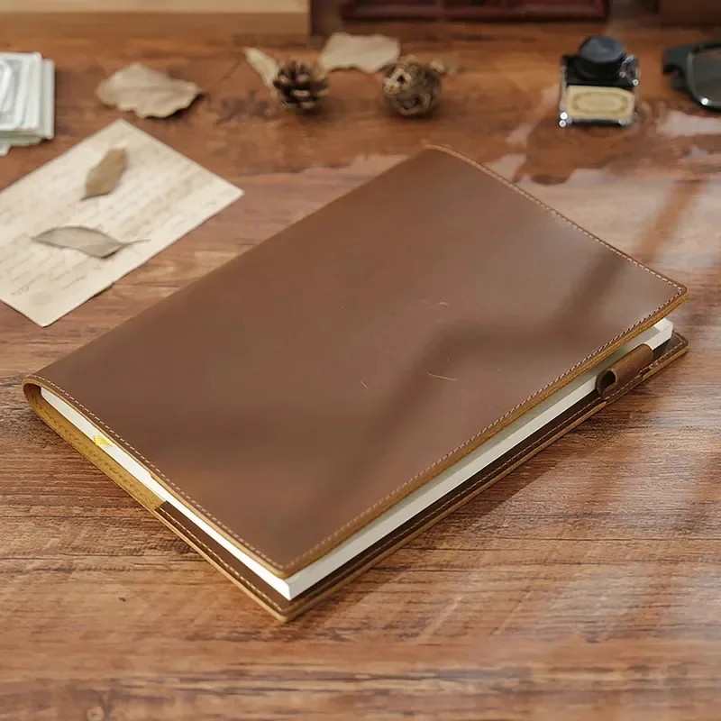 Nova Capa de Caderno/Diário B5 - Leather Work Diary Covers avaliação e preço