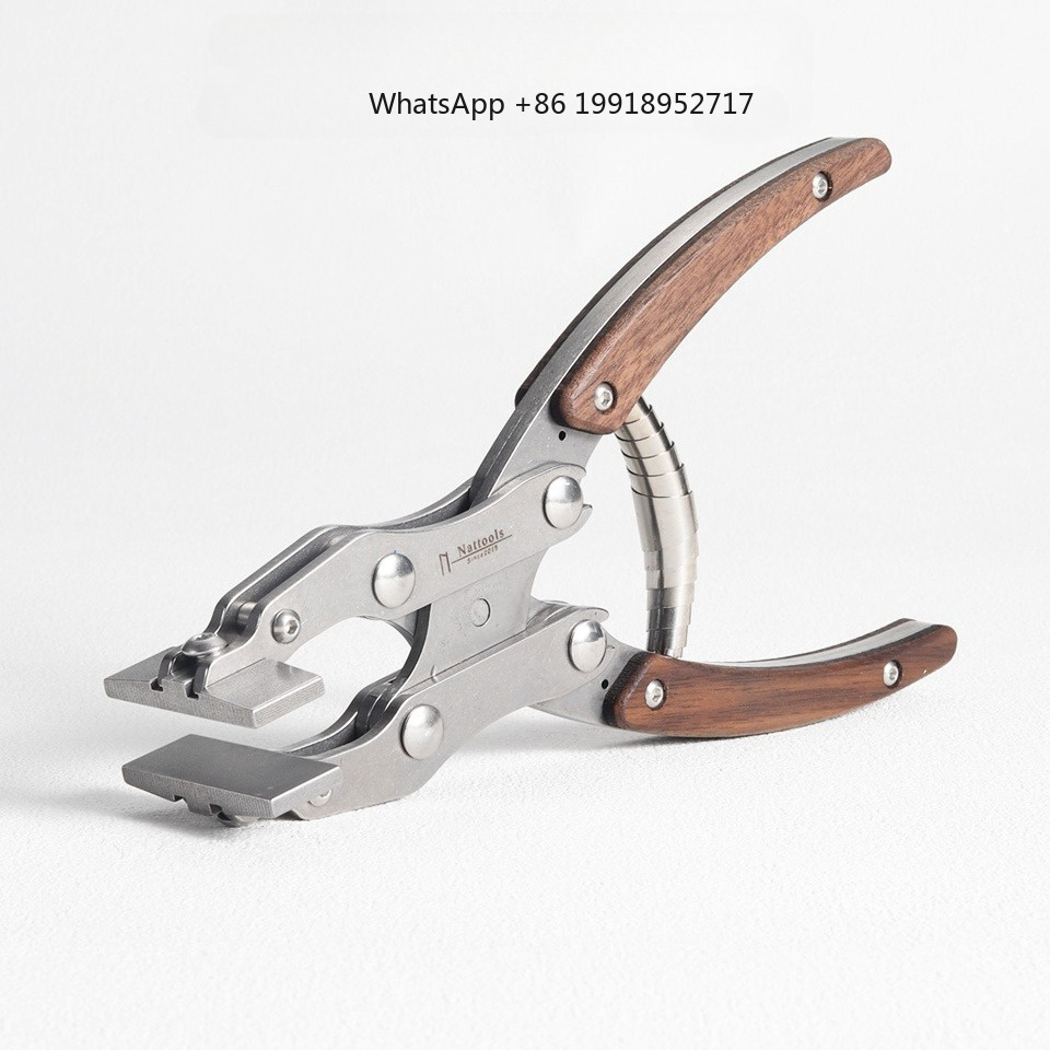 Alicate de Couro Plano em Aço  - Leatherwork Hand Press avaliação e preço